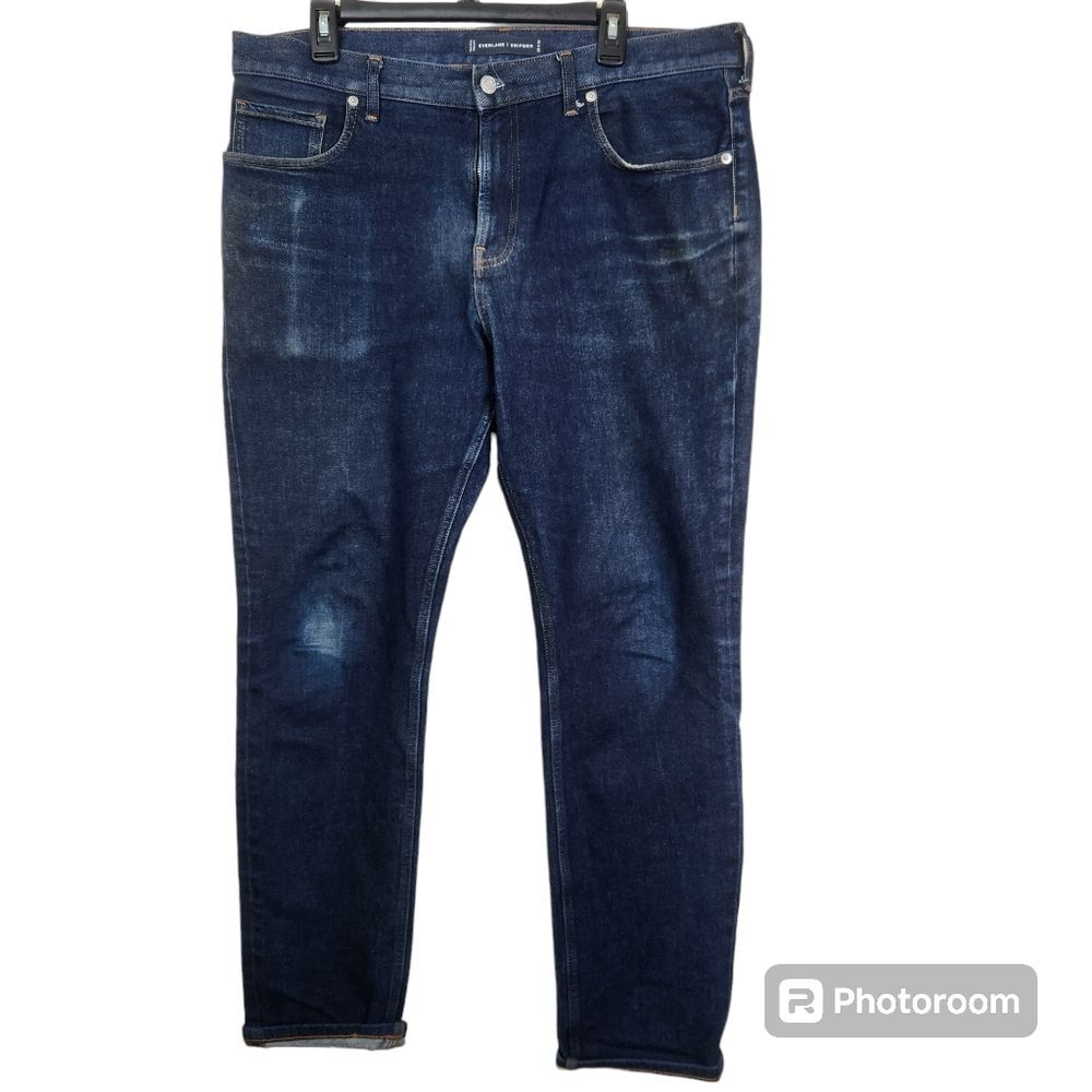 Everlane Mens Slim Straight Uniform Jeans Size 36x32